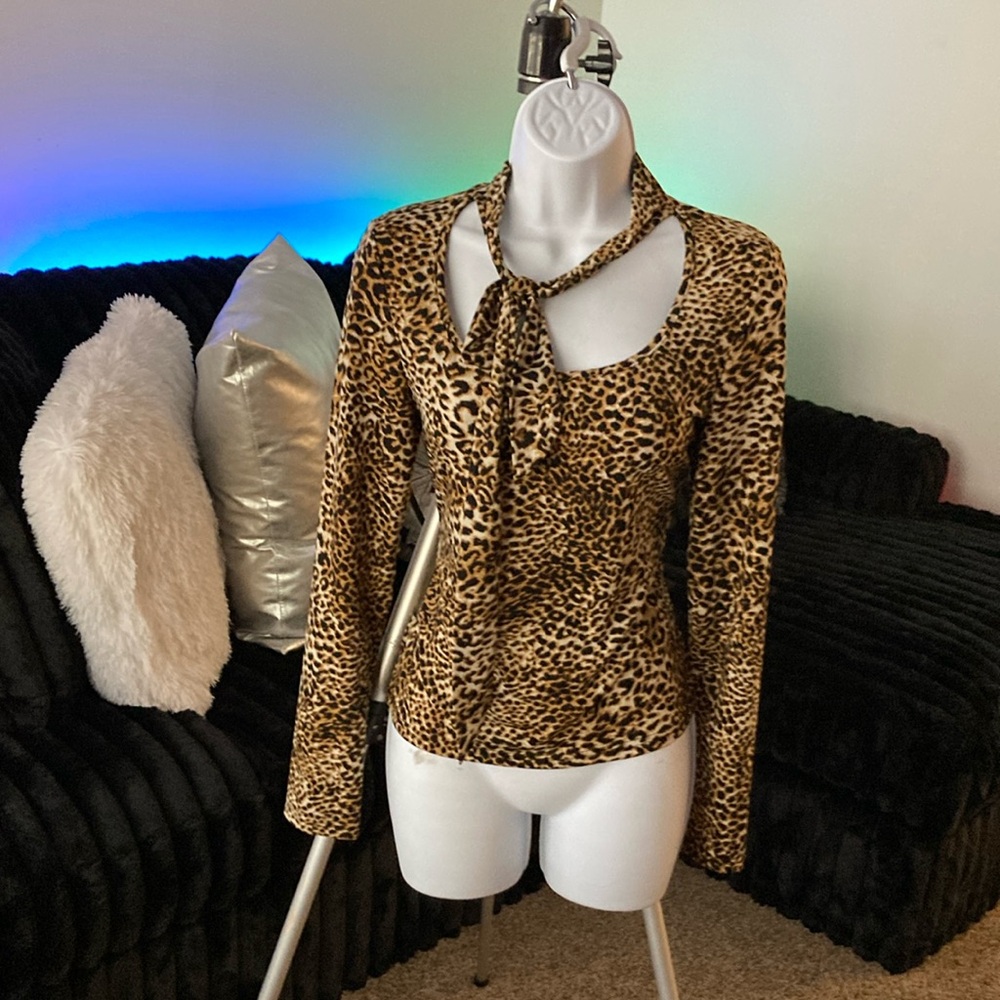 Leopard Print Women's Top